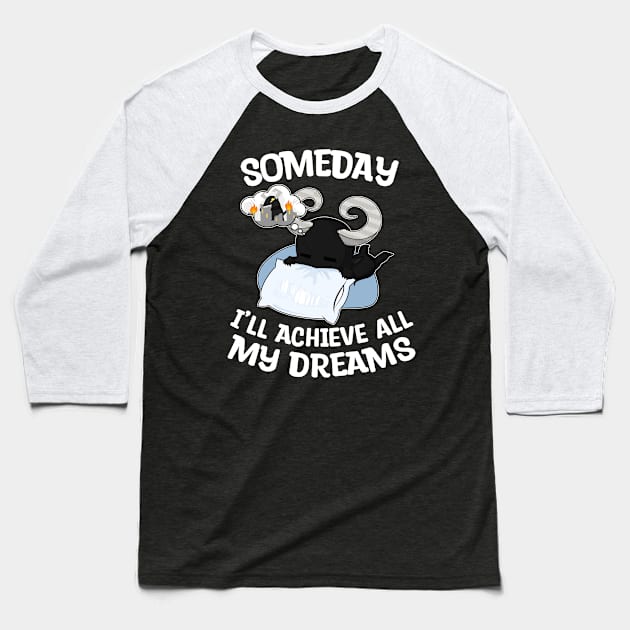 Dream Imp Baseball T-Shirt by DoctorBadguy